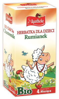 Apotheke Herbatka Dla Dzieci - Rumiankowa Po 4 Miesiącu Bio (20 X 1 G) 20 G [BIO]