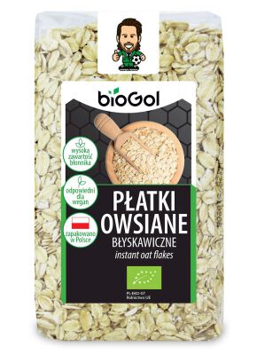 Płatki Owsiane Błyskawiczne Bio 300 G - Biogol [BIO]