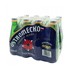 Woda Ostromecko Gazowana 300ml szkło