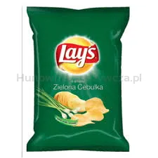 Lays Zielona Cebulka 40g Paski