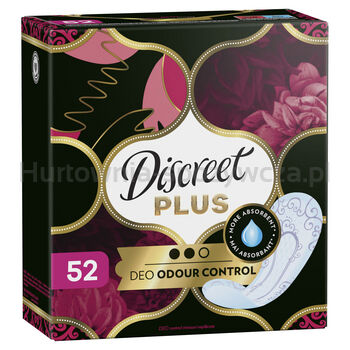 Discreet Protective Odour Control Plus 52 szt.