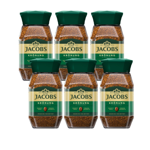 Jacobs Kawa Rozpuszczalna Kronung 200 G x 6 szt.