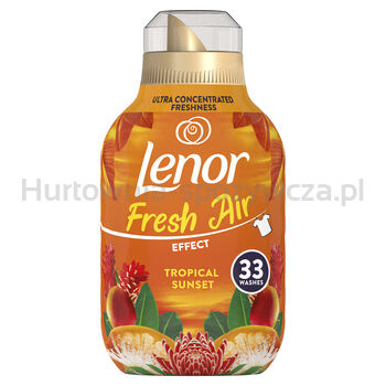 Lenor Fresh Air Effect Płyn Zmiękczający Do Płukania Tkanin Tropical Sunset 33 Prania 462 Ml