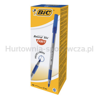 BIC Round Stic® Exact długopis niebieski pudełko 20 sztuk