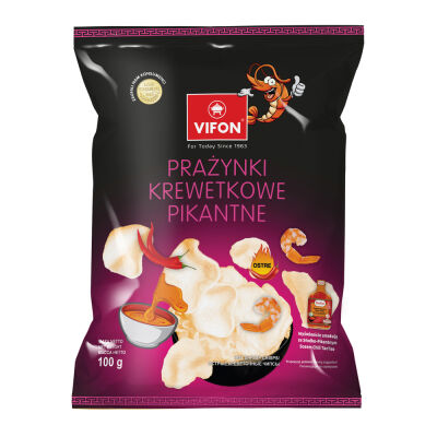 Vifon Prażynki Krewetkowe Pikantne 100G 