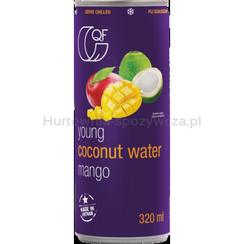 Quality Food woda kokosowa z sokiem z mango 320ml