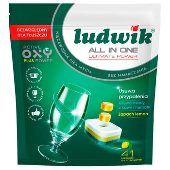 Ludwik Tabletki Do Zmywarek LEMON 41 szt.