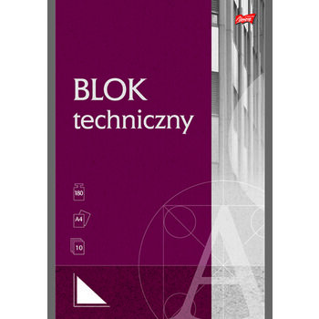 Unipap blok techniczny A4 10 kartek