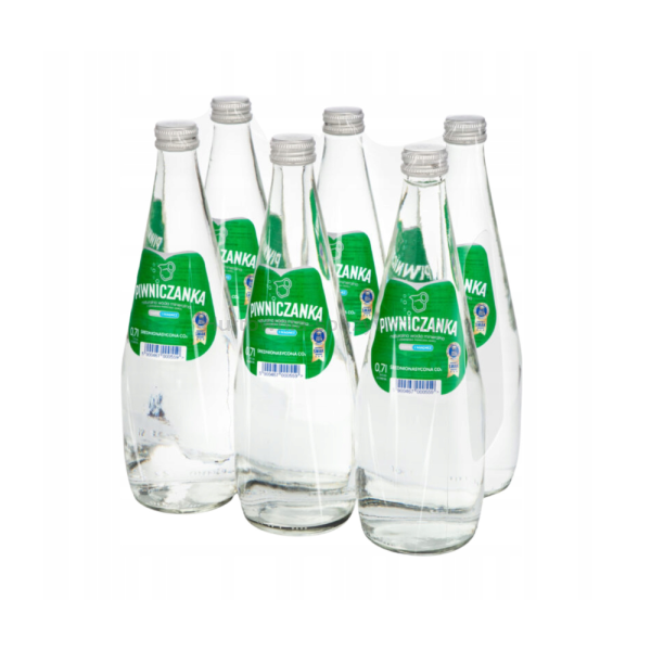 Naturalna woda mineralna średnionasycona CO2  0,7 l