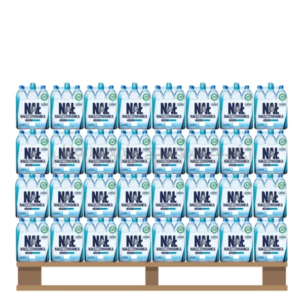Woda Nałęczowianka Niegazowana 1,5L<br>(Paleta 504 szt.)  (w tym +0,50 zł/szt. zwrotnej kaucji) 