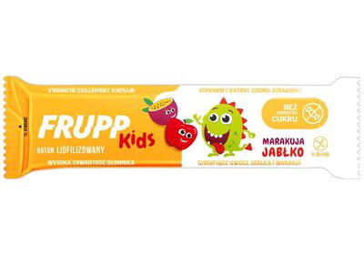 Baton Dla Dzieci Liofilizowany Jabłko - Marakuja Bezglutenowy  9 G - Celiko (Frupp Kids) [BIO]