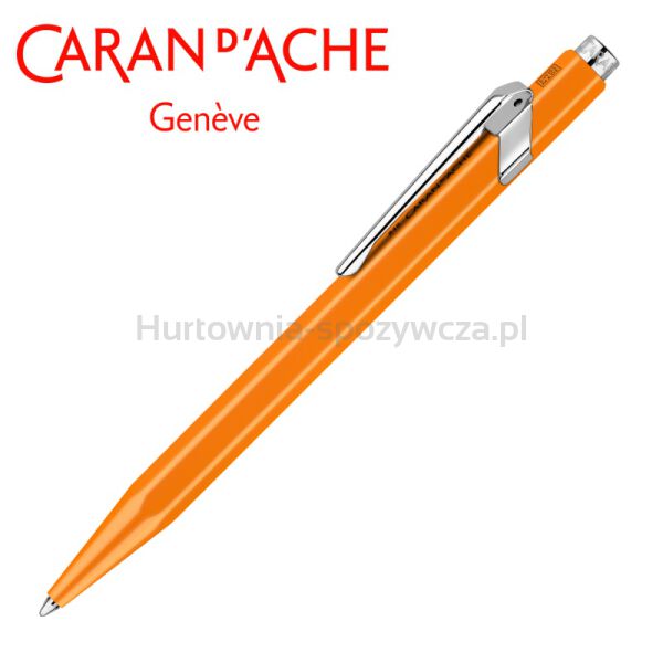 Długopis CARAN D'ACHE 849 Line Fluo, M, pomarańczowy - 4