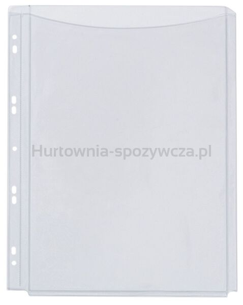 Q-Connect Koszulki na katalogi PVC, A4, krystal, 180mikr., 5szt. 