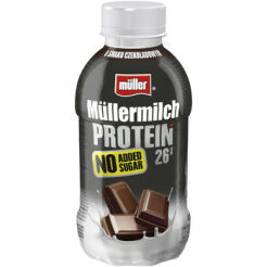 Napój Mleczny Müllermilch Protein No Added Sugar Mix Smaków Czekoladowy Oraz Bananowym400G