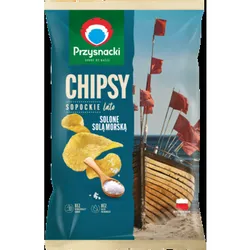 Przysnacki chipsy Sopockie lato solone solą morską 130 g