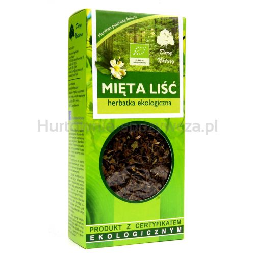 Herbatka Liść Mięty Bio 25 G - Dary Natury [BIO]