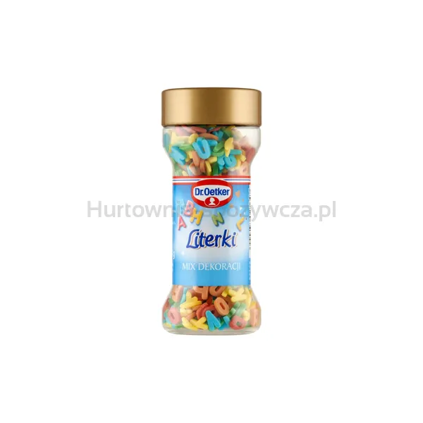 Dr. Oetker Literki - Dekoracje Cukrowe 40 G