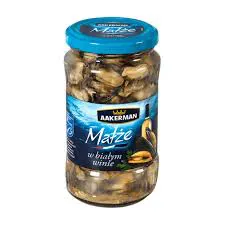 Małże w białym winie 350g Aakerman