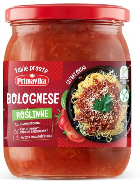 Bolognese roślinne bezglutenowe 470 g