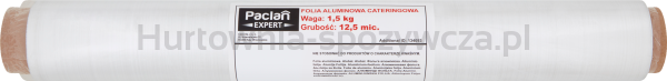 Paclan Expert Folia Aluminiowa Cateringowa 1,5Kg X 45Cm 12,5 My