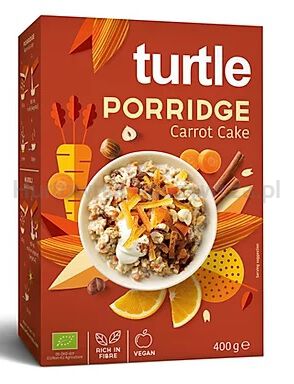 Owsianka O Smaku Ciasta Marchewkowego Bio 400 G - Turtle [BIO]