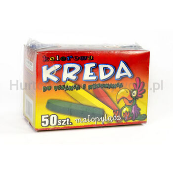 Kreda kolorowa 50 szt