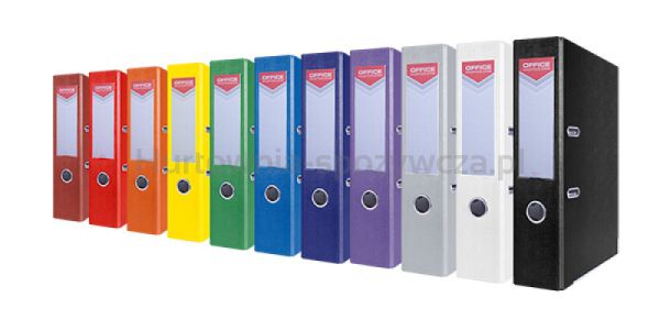 Office Products Segregator Officer z szyną, PP, A4/75mm, szary  - 2