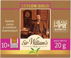 Sir William's Herbata Sir Ceylon Gold 10 szt.