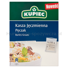 Kupiec Kasza Jęczmienna Pęczak 4X100 G