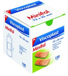 Plastry Viscoplast Minifol 7,2X2,5Cm, 100Szt.