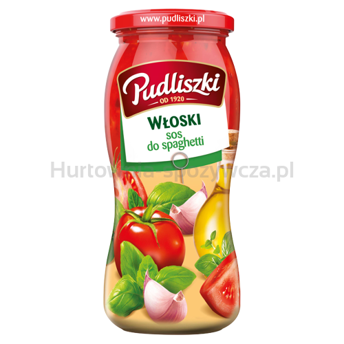 Pudliszki Sos Włoski Z Bazylią I Czosnkiem 500G