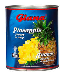 Giana Ananas Kawałki W Zalewie 3100Ml