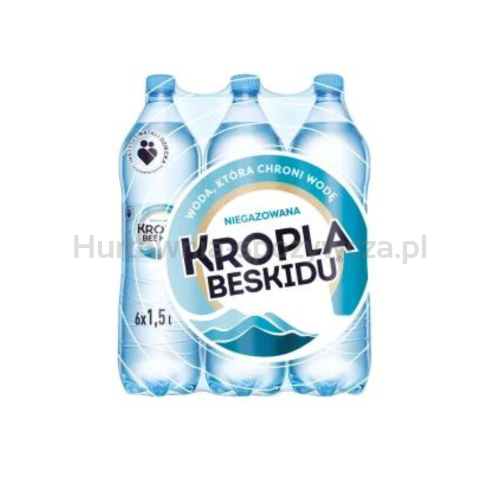 Woda Kropla Beskidu Niegazowana 1,5L x 6szt.