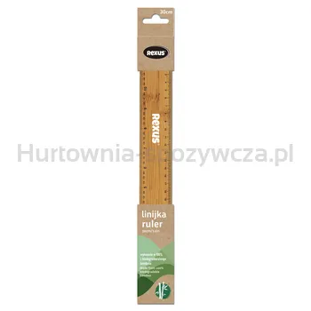 Rexus Linijka drewniana 30 cm 
