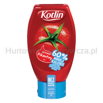 Kotlin Ketchup Pikantny 60% Mniej Kalorii 450 G