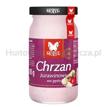 Motyl Chrzan żurawinowy 185g