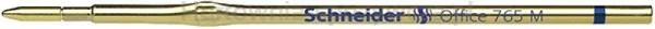 Schneider Wkład Office 765 Do Długopisu M, Format X20, Niebieski 