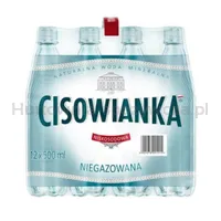 Naturalna woda mineralna Cisowianka Niegazowana 500ML kaucja Paleta (w tym +0,50 zł/szt. zwrotnej kaucji) - 2