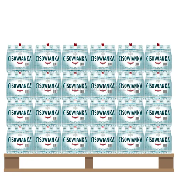 Naturalna woda mineralna Cisowianka Niegazowana 500ML kaucja Paleta (w tym +0,50 zł/szt. zwrotnej kaucji)