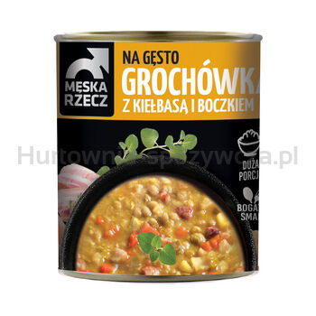 Męska Rzecz Na Gęsto Grochówka Z Kiełbasą I Boczkiem 840G 