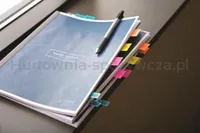 Post-It Zakładki indeksujące (680-23), PP, 25,4x43,2mm, 50 kart., jaskrawoniebieskie  - 4