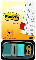 Post-It Zakładki Indeksujące (680-23), Pp, 25,4X43,2Mm, 50 Kart., Jaskrawoniebieskie 