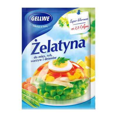 Gellwe Żelatyna Do Mięs, Ryb, Warzyw I Deserów 50G