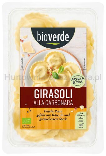 Pierożki Świeże Girasoli A'La Carbonara Bio 250 G - Bio Verde [BIO]