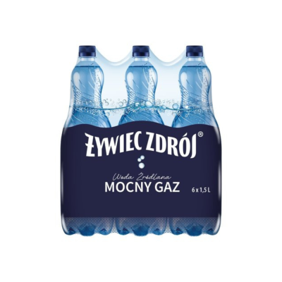 Woda Żywiec Zdrój Mocny Gaz 1,5 L x 6 szt.