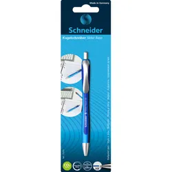 Schneider Długopis Automatyczny Slider Rave, Xb, 1Szt., Blister, Niebieski 