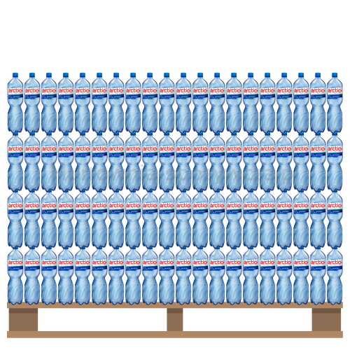 Woda Arctic Mineralna gaz 1,5Lx504 szt. (paleta)