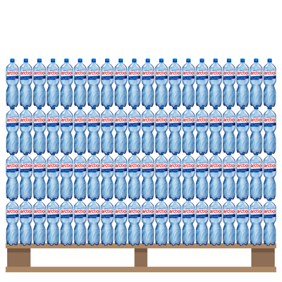 Woda Arctic Mineralna gaz 1,5Lx504 szt. (paleta)