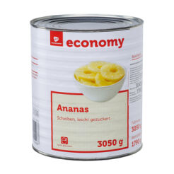 Tge Ananas W Plastrach W Lekkim Syropie 3100Ml 3050G 