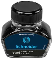 Atrament do piór SCHNEIDER, szklany kałamarz, 33ml, czarny - 2
